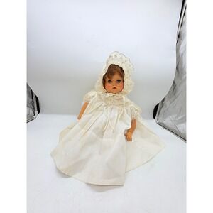 Vintage Northern TM Doll James River‎ Corp 1980 Christening Gown Baby Doll Toy
